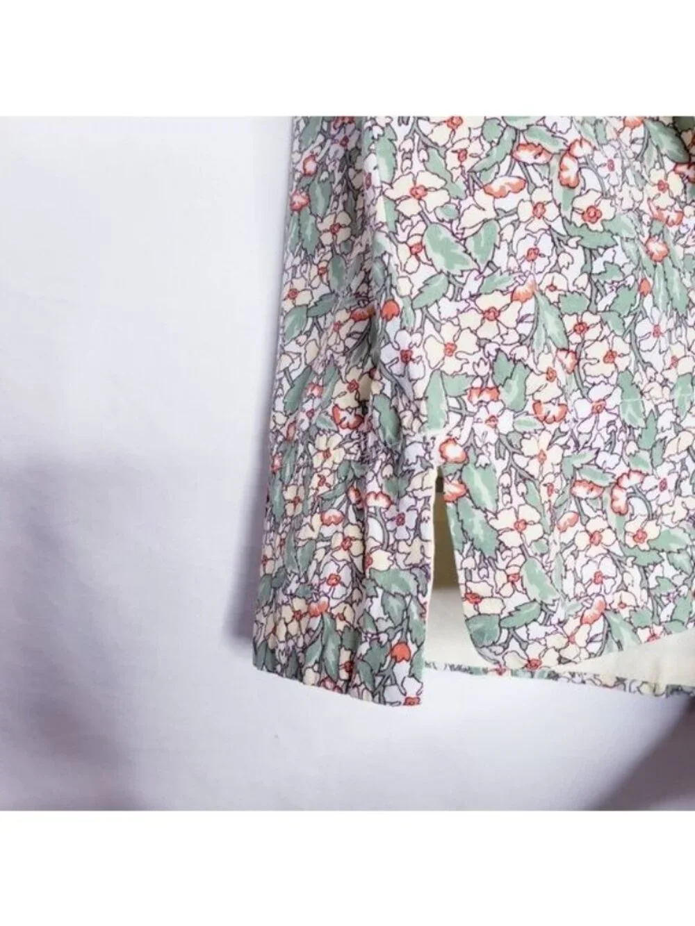 American Eagle Retro Stretch Floral Vintage Mini Skirt Pockets Women's Size 6